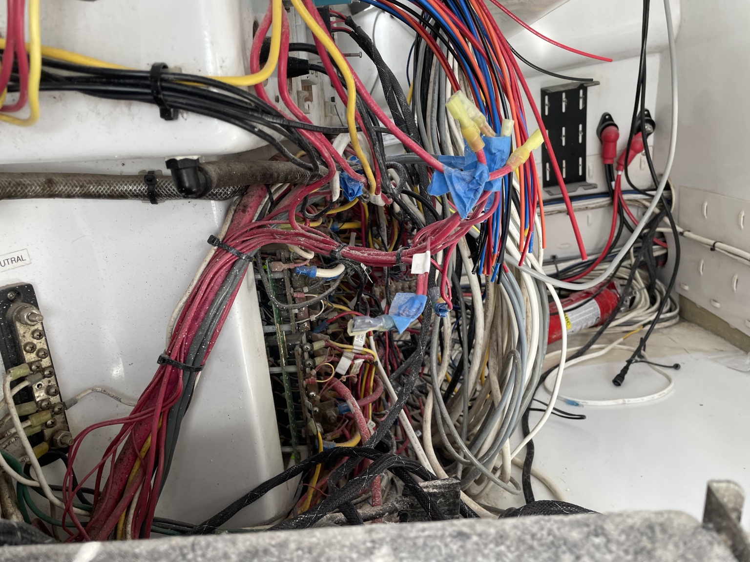 Before electrical cleanup